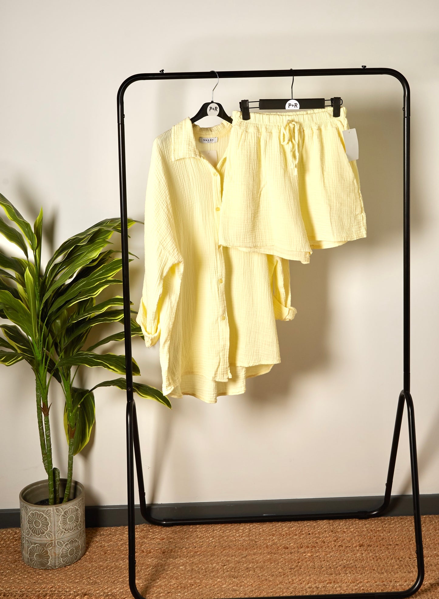 Ava Cotton Gauze Relaxed Coord Set