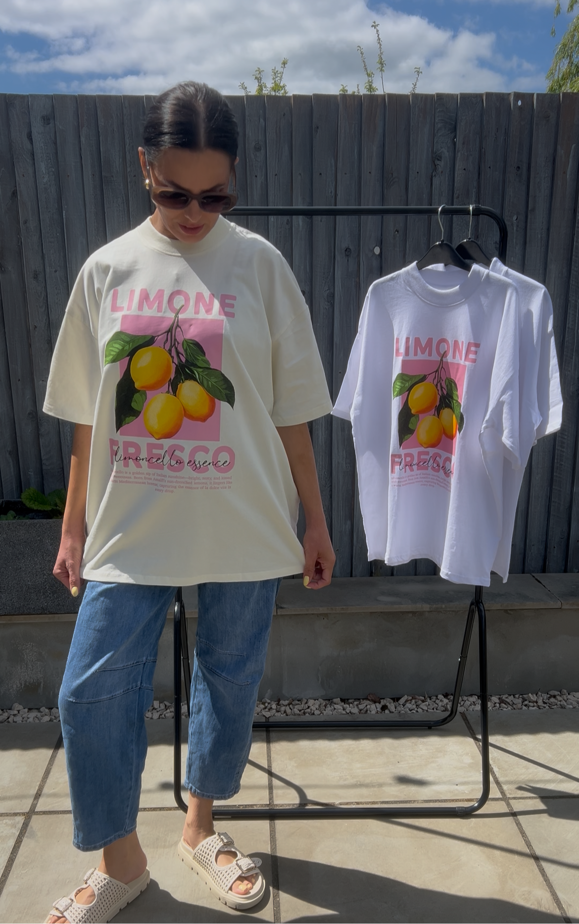 Gemma Lemon oversized T-Shirt