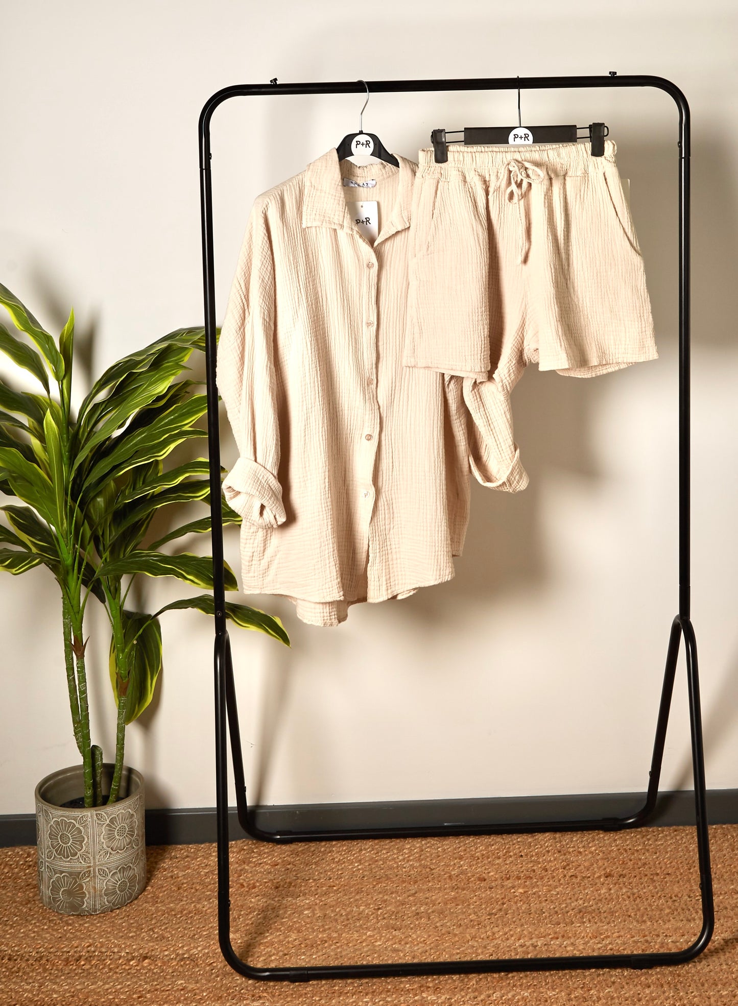Ava Cotton Gauze Relaxed Coord Set