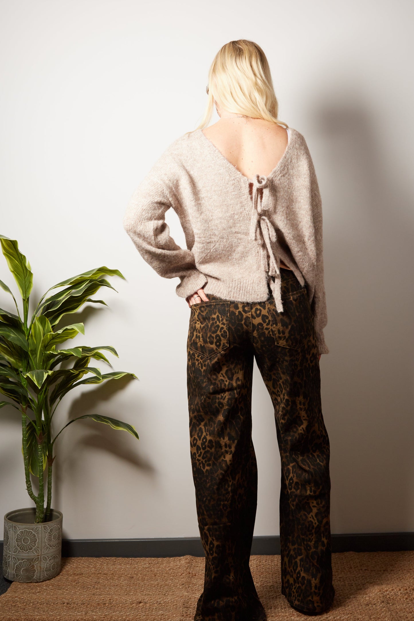 ELOISE Knitted Tie Cardi