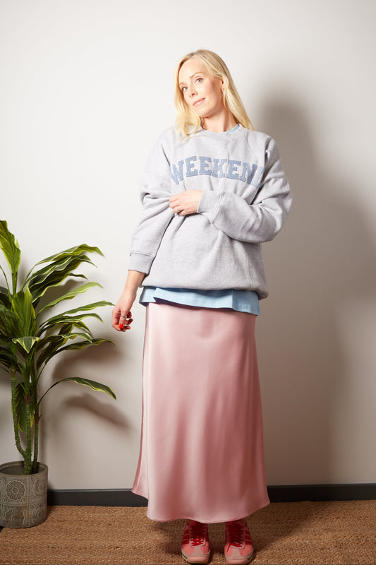 LISA 'Weekend' Slogan Sweatshirt