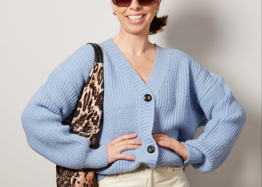 CELESTE Cardigan - Blue