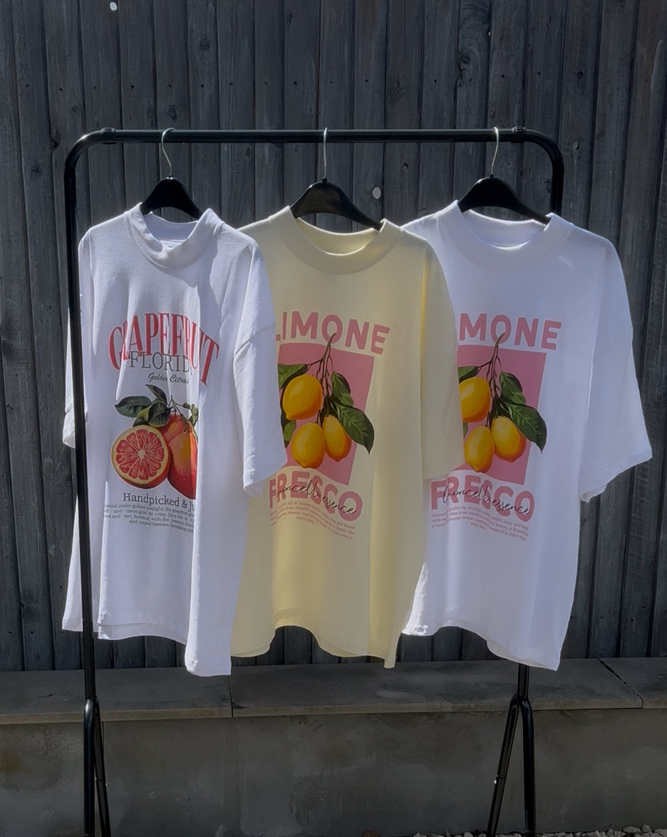 Gemma Lemon oversized T-Shirt