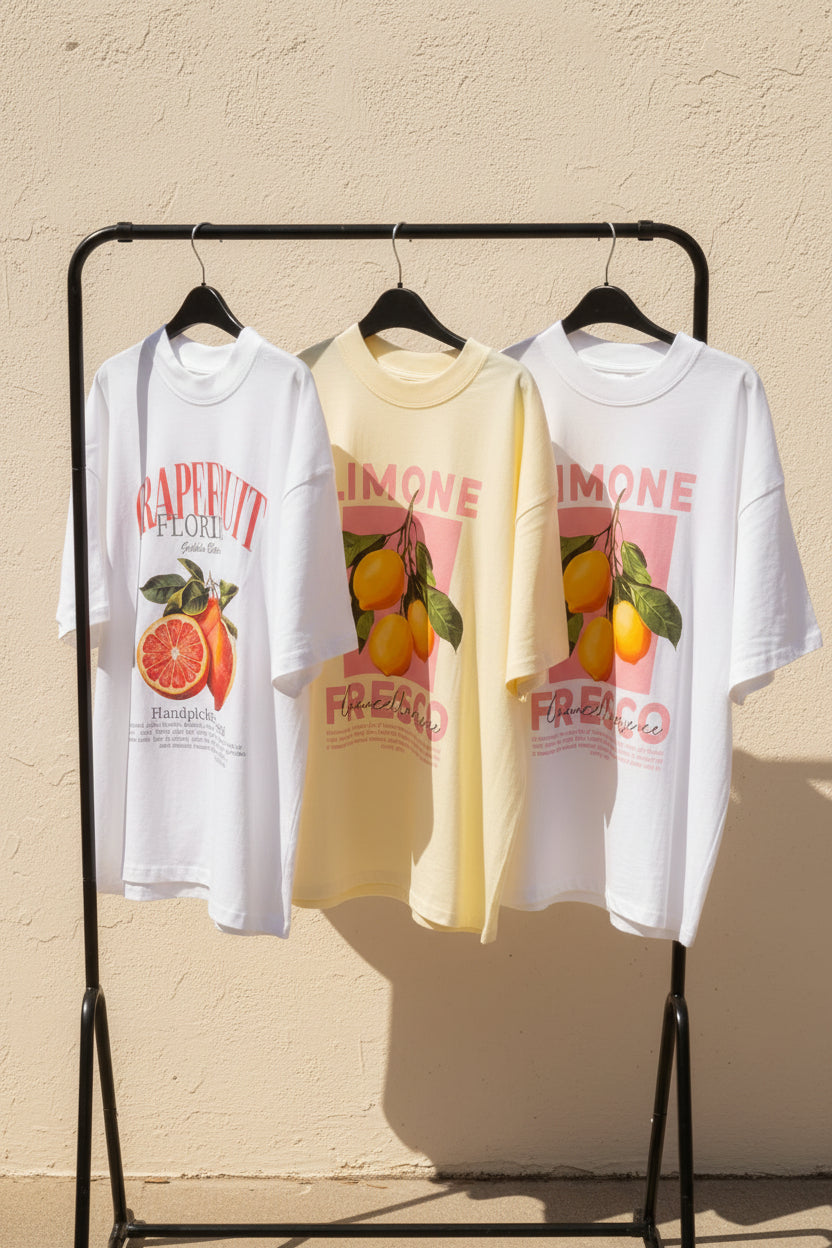 Gemma Lemon oversized T-Shirt