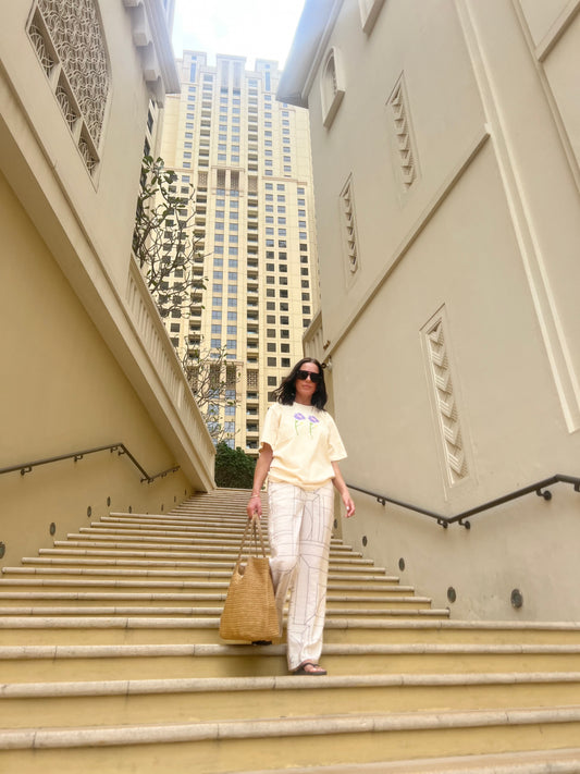 KATHE Oversized Flowers T-shirt