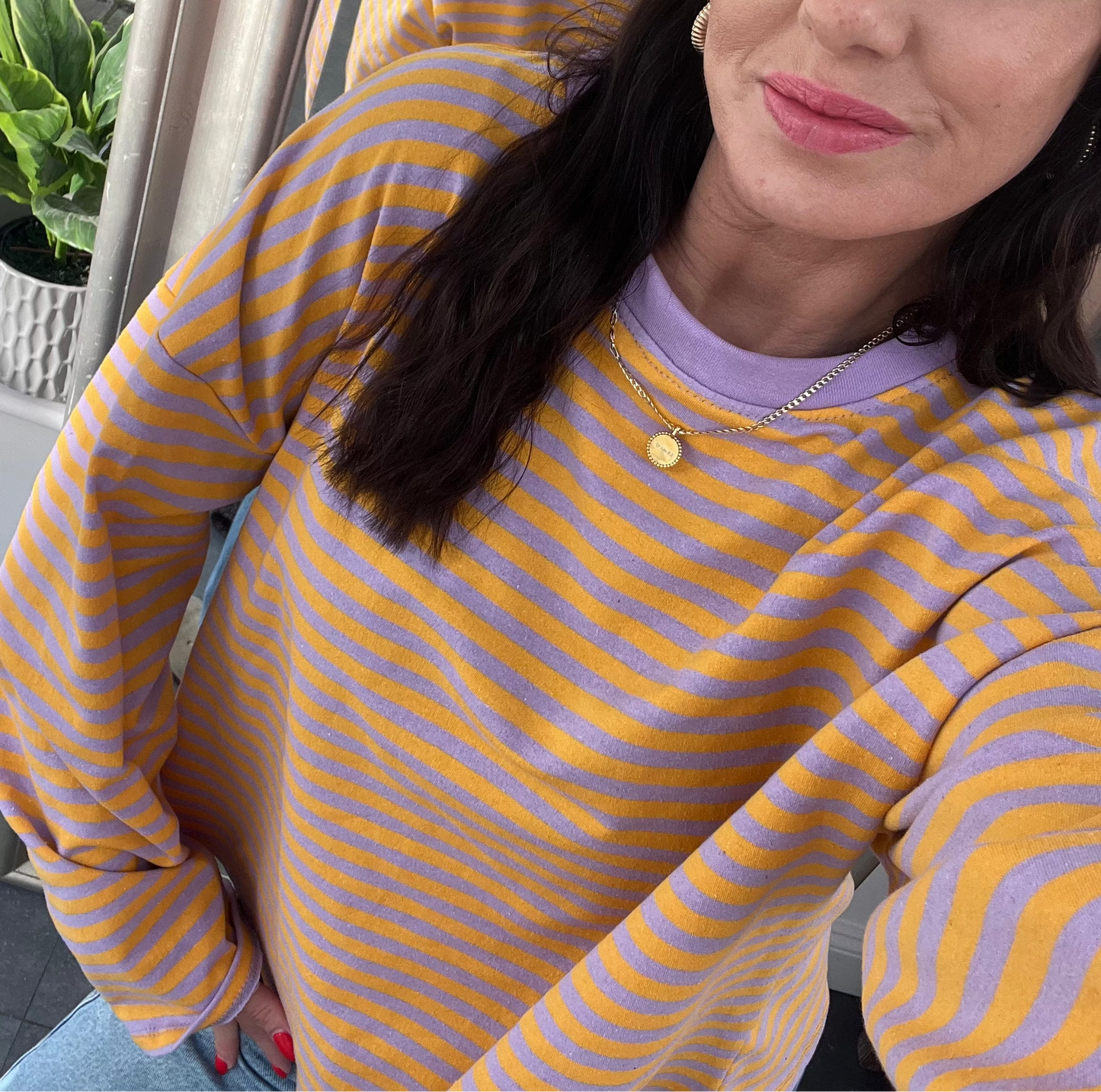 Lilah Stripe Crew Top
