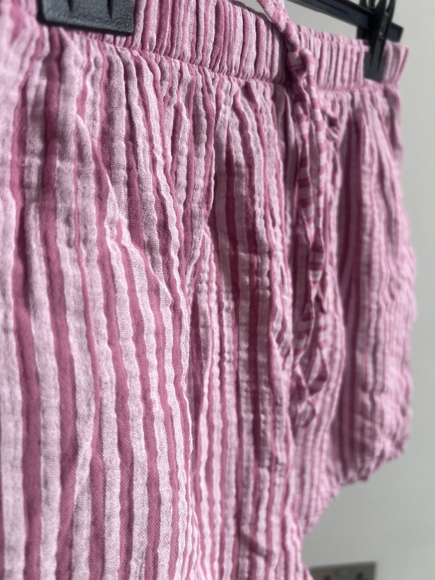 Freya Striped Cotton Shorts