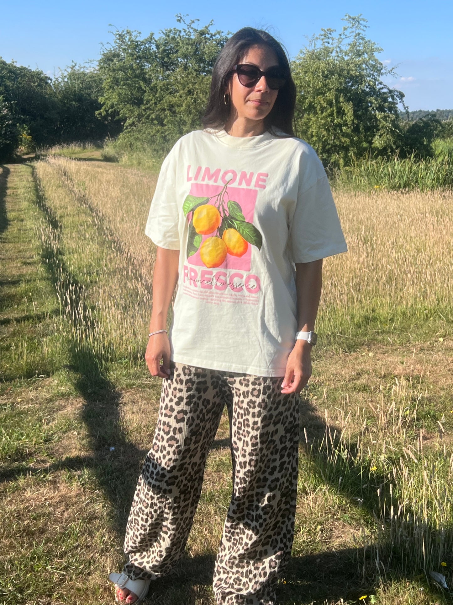 Lilly Leopard Cotton Pants