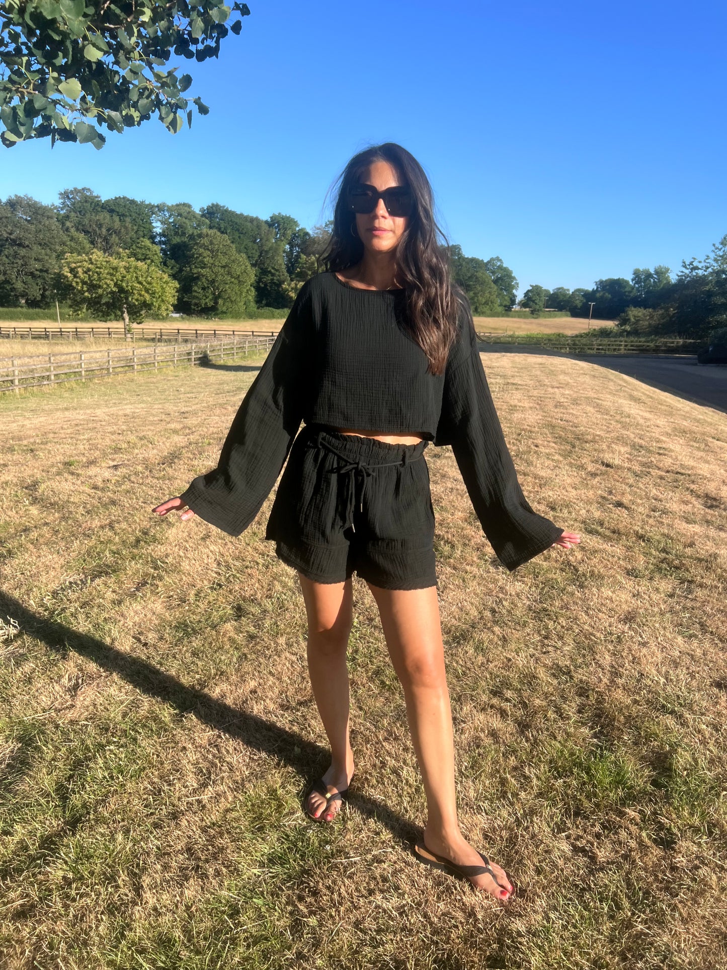Isla Cotton Top + Shorts Set