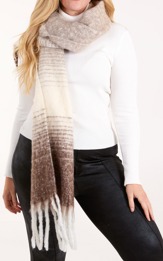 Romy Ombre Brushed Chunky Scarf