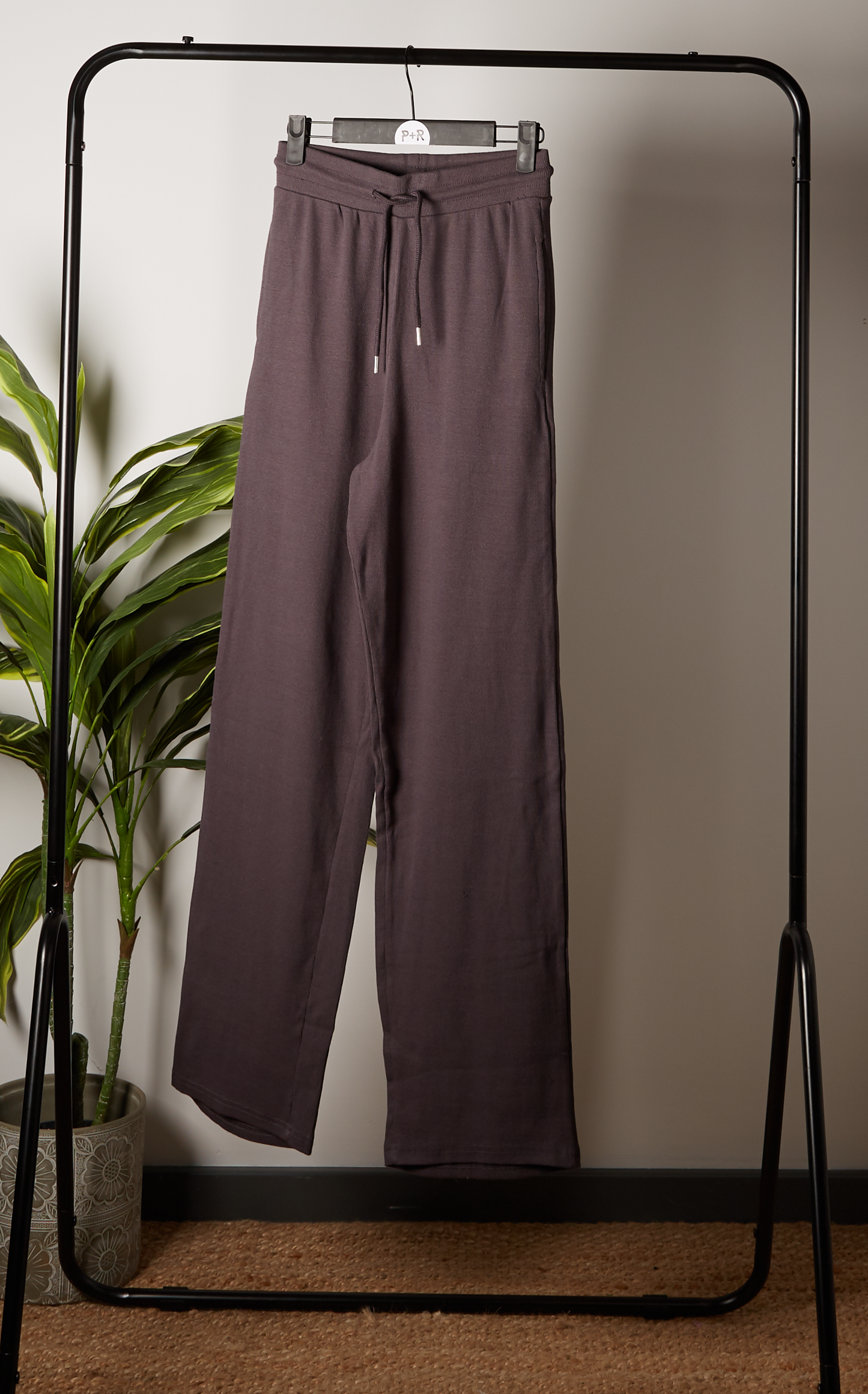 Brady Button-Front Ribbed co-ord set