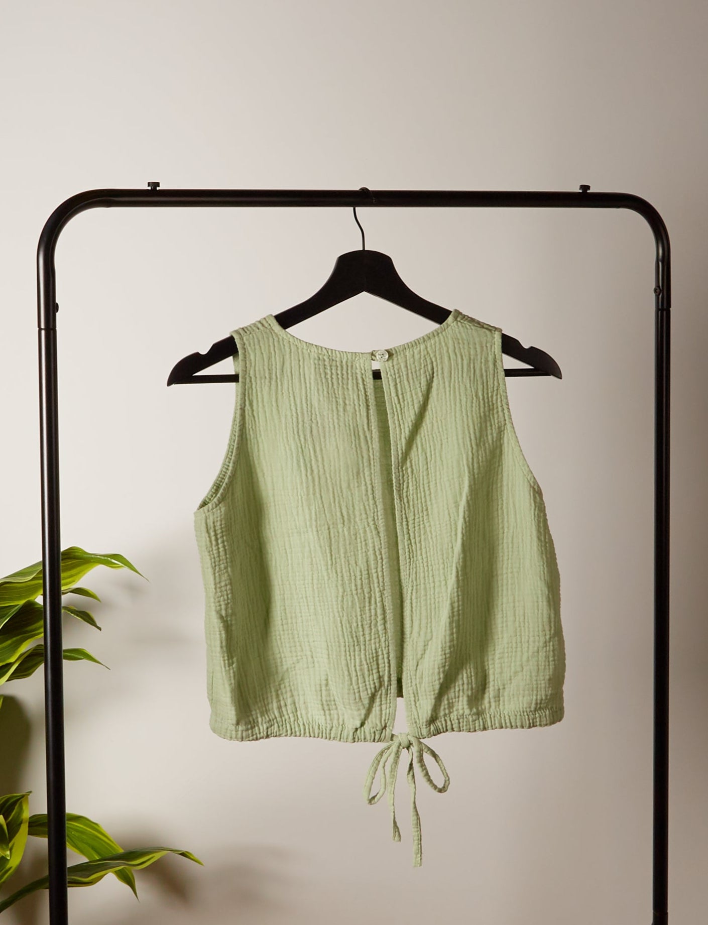 Jess Cotton Open-Back Top