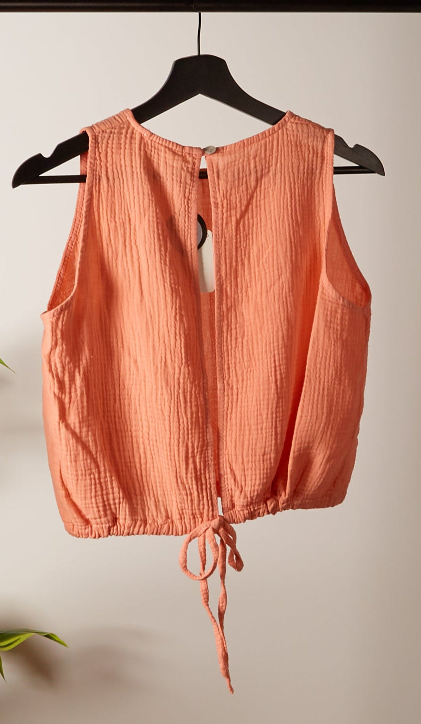 Jess Cotton Open-Back Top