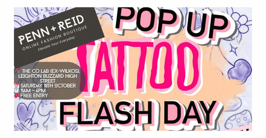 Penn + Reid Pop-Up at the Lucky Crane Tattoo Flash Day – Leighton Buzzard