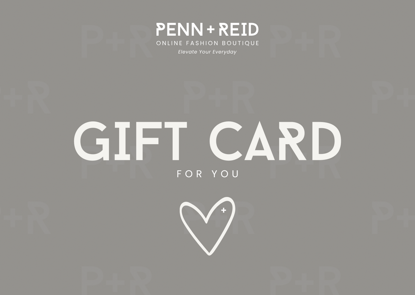 Penn + Reid Gift Voucher