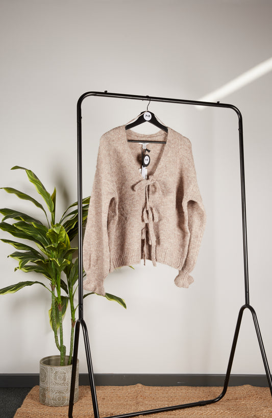 ELOISE Knitted Tie Cardi