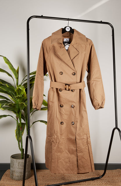 GALE long trench coat with belt