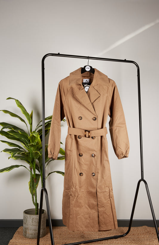 GALE long trench coat with belt