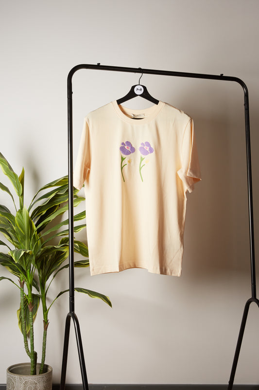 KATHE Oversized Flowers T-shirt