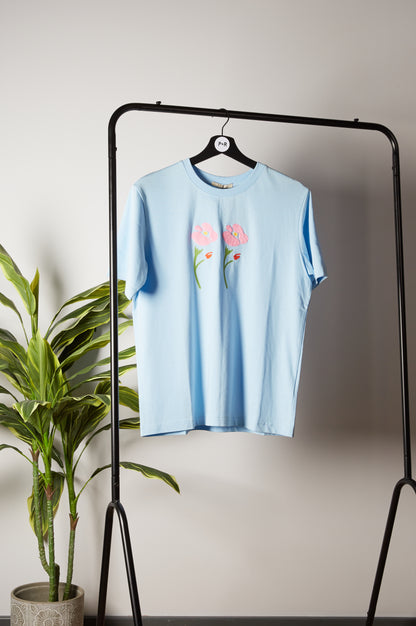 KATHE Oversized Flowers T-shirt