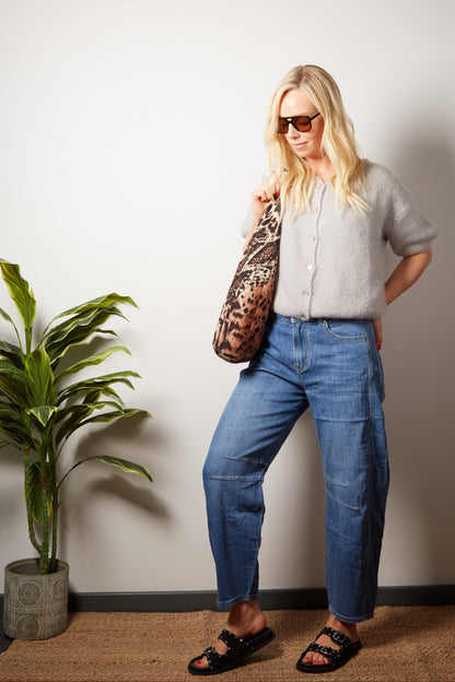 NATALIE Barrel Leg Summer Jeans