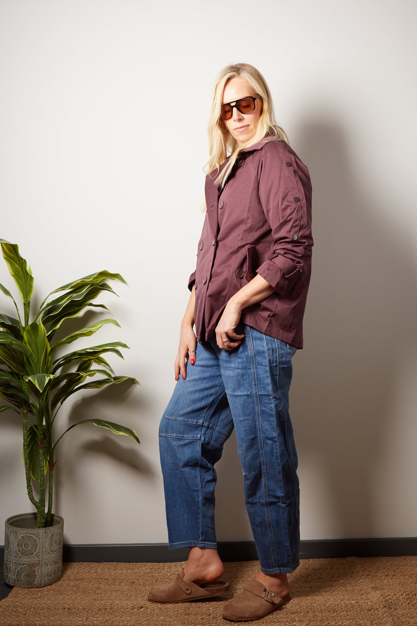 NATALIE Barrel Leg Summer Jeans