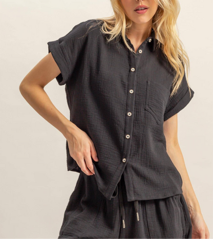 Poppy Cotton Summer Shirt