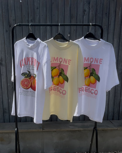 Gemma Lemon oversized T-Shirt