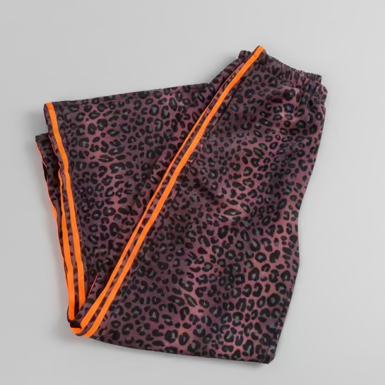 Leonie Leopard track pants