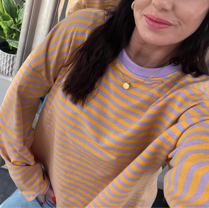 Lilah Stripe Crew Top
