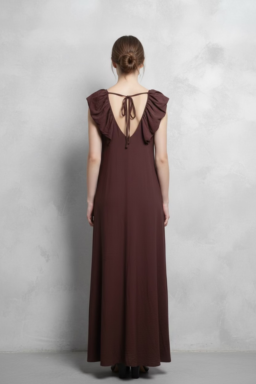 Demi Maxi Ruffle Dress