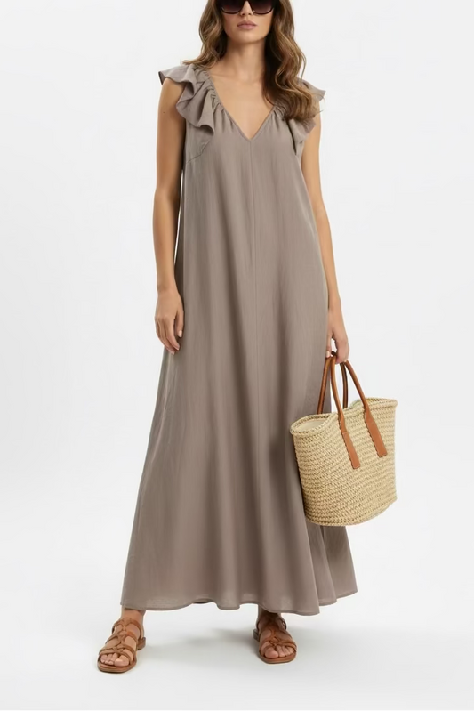 Demi Maxi Ruffle Dress
