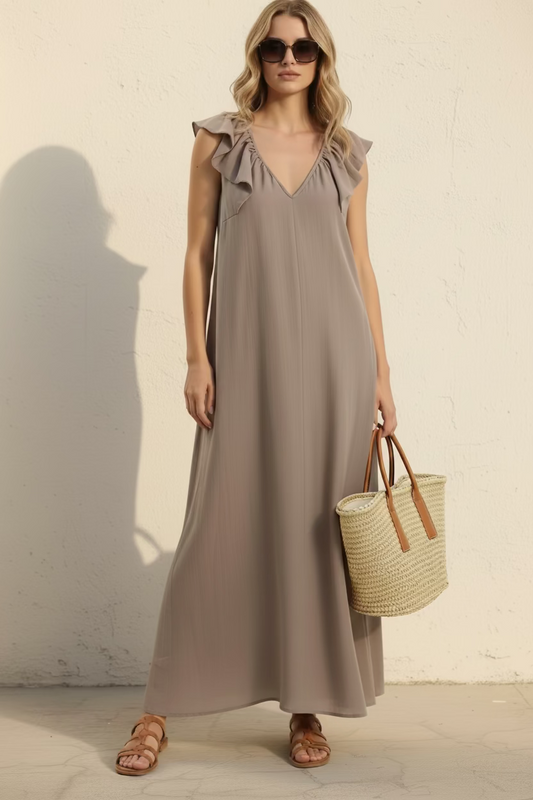 Demi Maxi Ruffle Dress