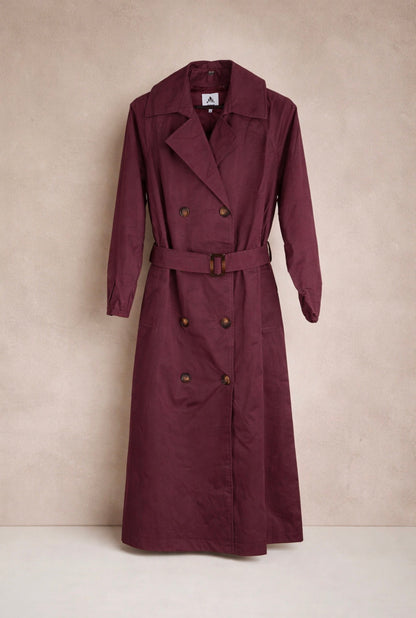 GALE long trench coat with belt