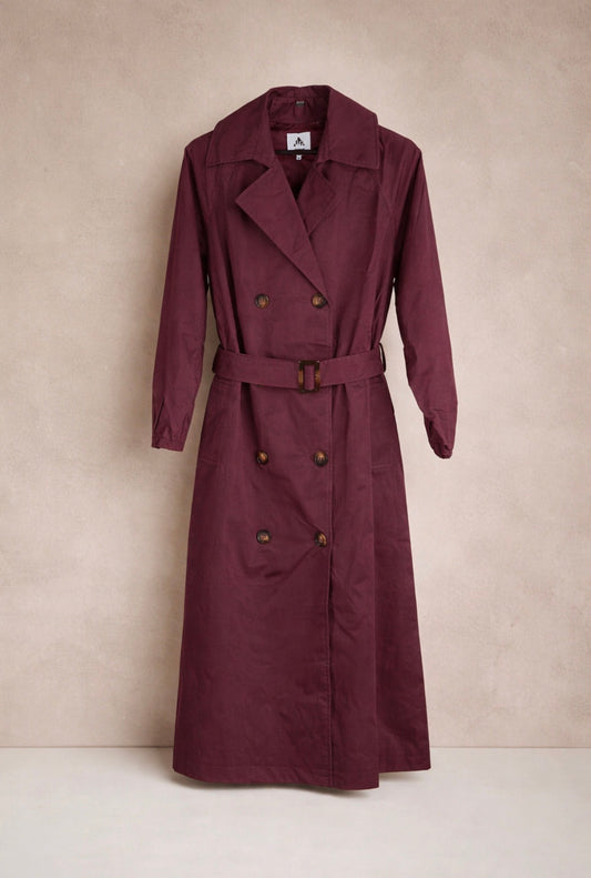 GALE long trench coat with belt