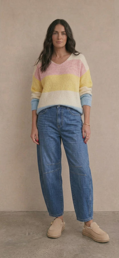 NATALIE Barrel Leg Jeans