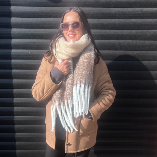 Romy Ombre Brushed Chunky Scarf