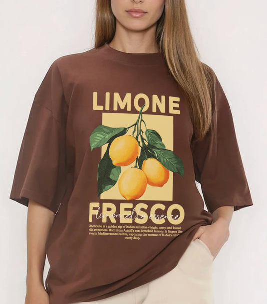 Gemma Lemon oversized T-Shirt